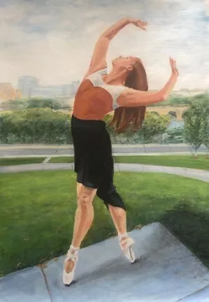 Dancing Lady by June artist Sandy Sheagren