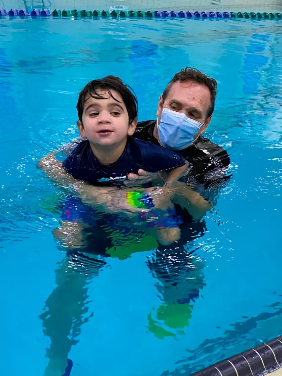 Swim Lessons with Youth