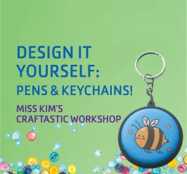 pens and keychains