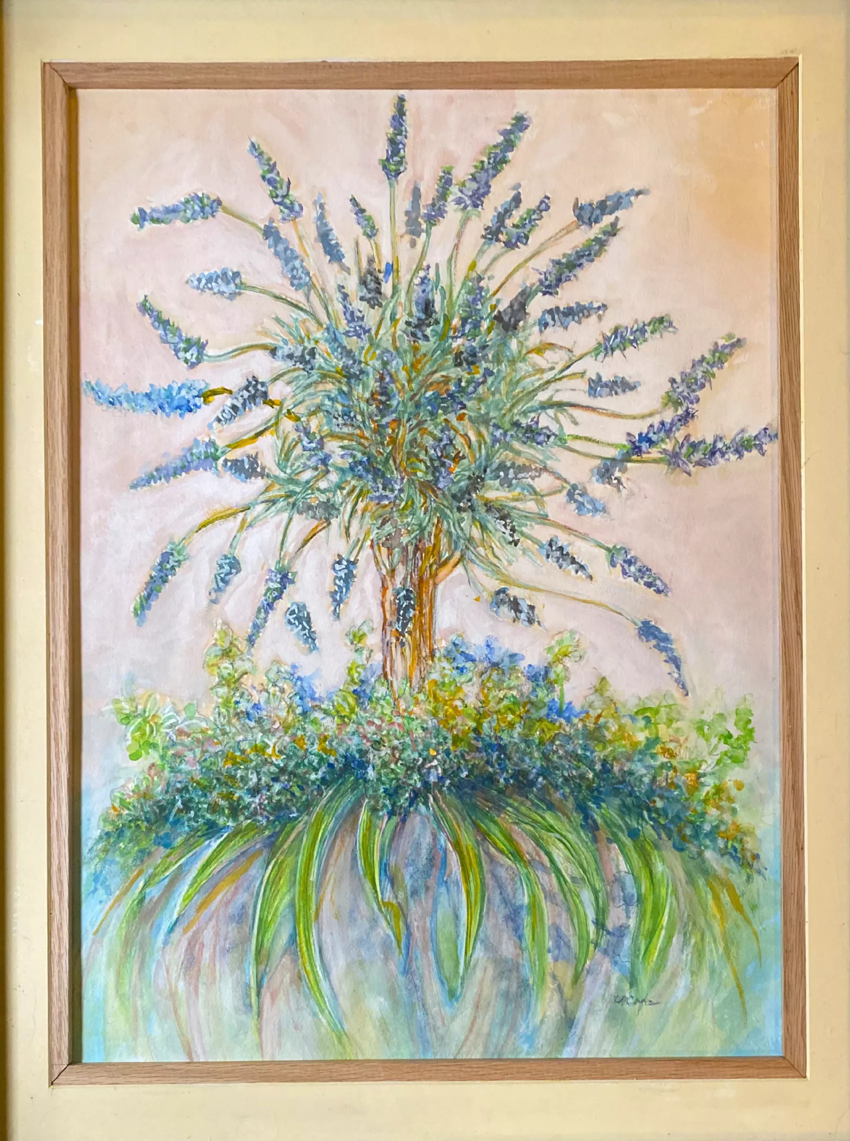 Lavender, Watercolor - Laura M. Coyle - May Artist