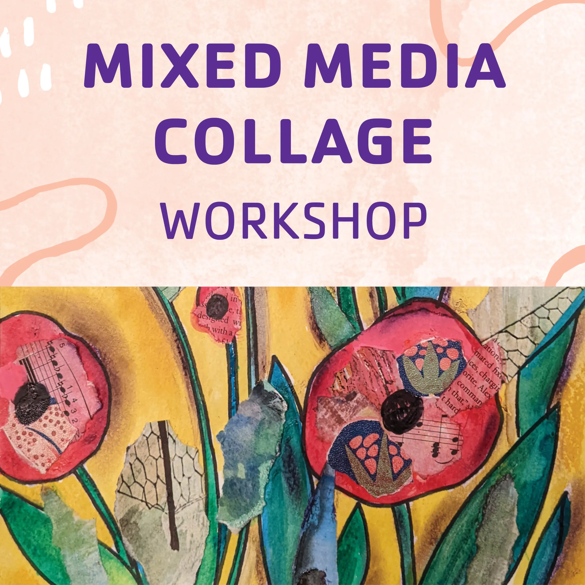mixed media collage
