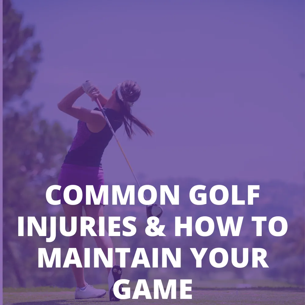 someone playing golf