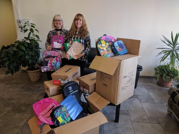 bookbag donations